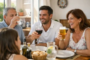 socializar en la comida